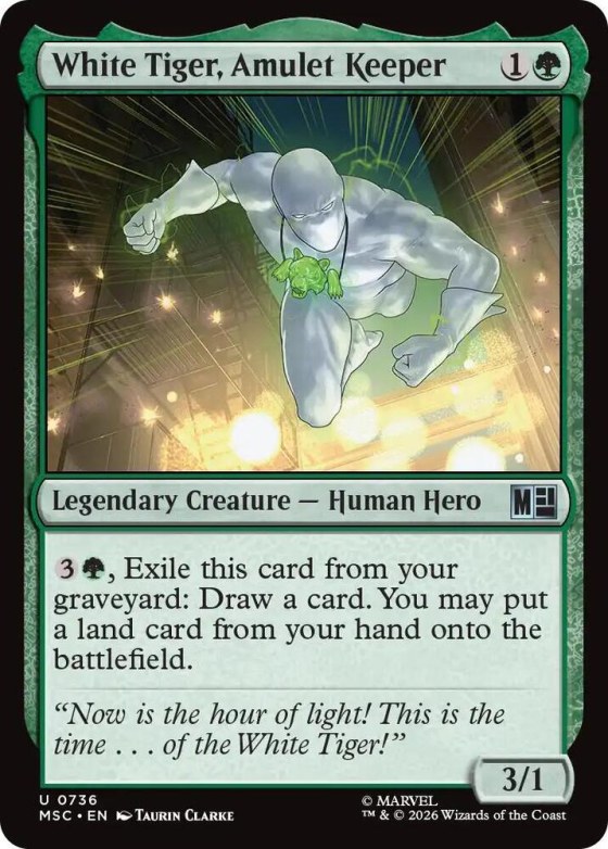 White Tiger, Amulet Keeper - Foil