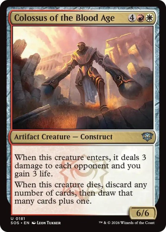 Colossus of the Blood Age - Foil