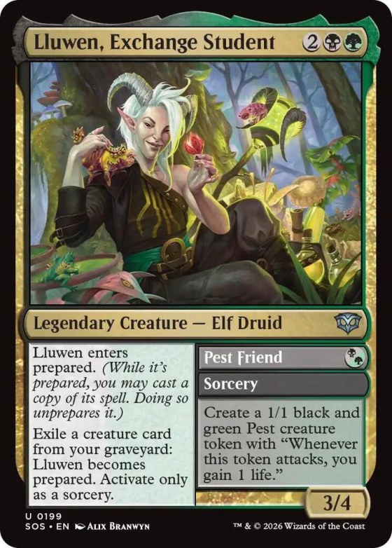 Lluwen, Exchange Student - Foil