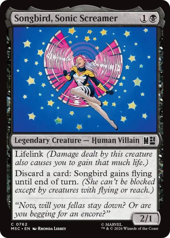 Songbird, Sonic Screamer - Foil