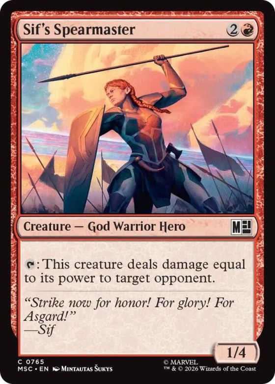 Sif's Spearmaster - Foil