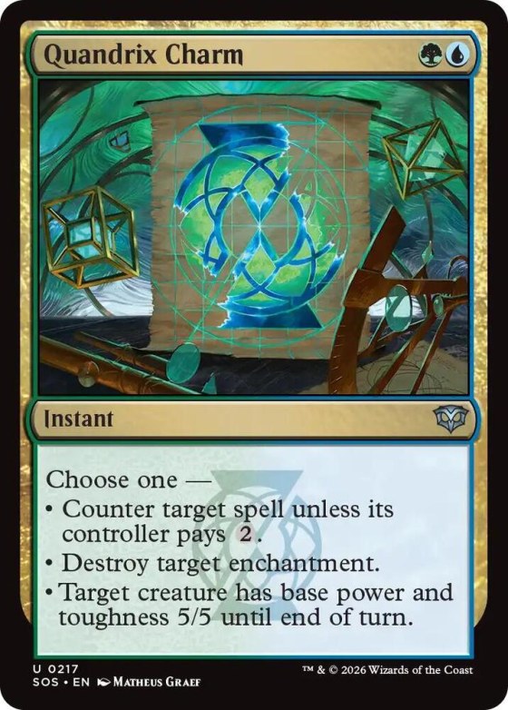 Quandrix Charm - Foil