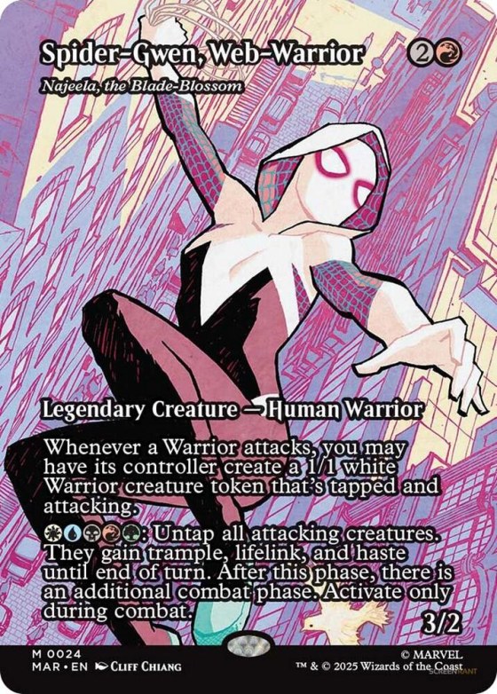 Spider-Gwen, Web-Warrior - Najeela, the Blade-Blossom - Foil