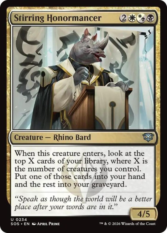 Stirring Honormancer - Foil