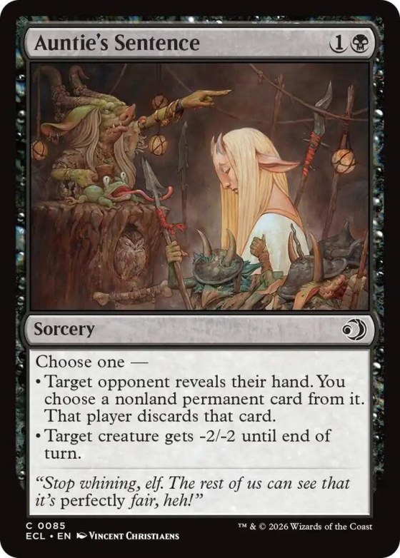 Auntie's Sentence - Foil