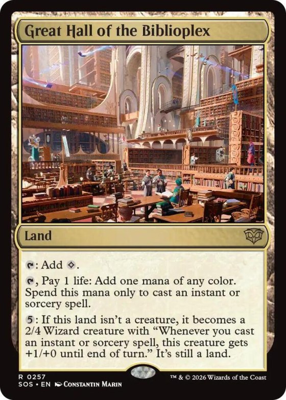 Great Hall of the Biblioplex - Foil