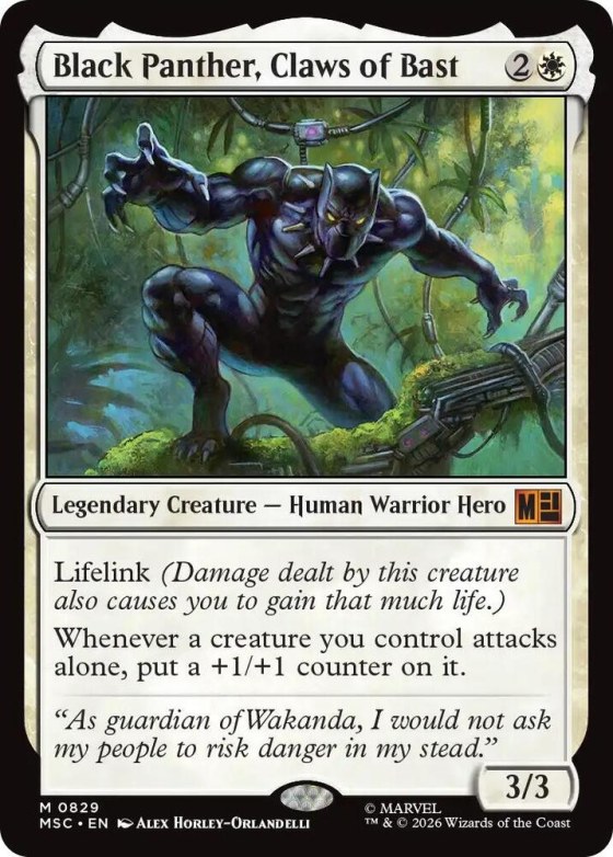 Black Panther, Claws of Bast - Foil