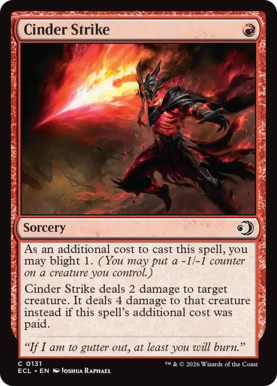 Cinder Strike - Foil