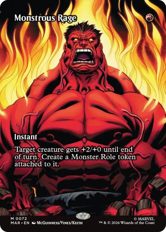 Monstrous Rage - Foil