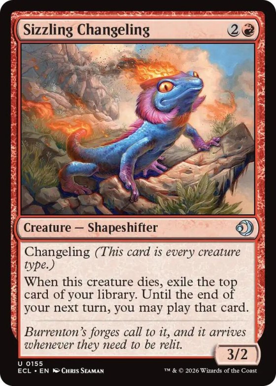 Sizzling Changeling - Foil