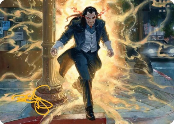 Morlun, Devourer of Spiders Art Card - Gold Stamped Signature