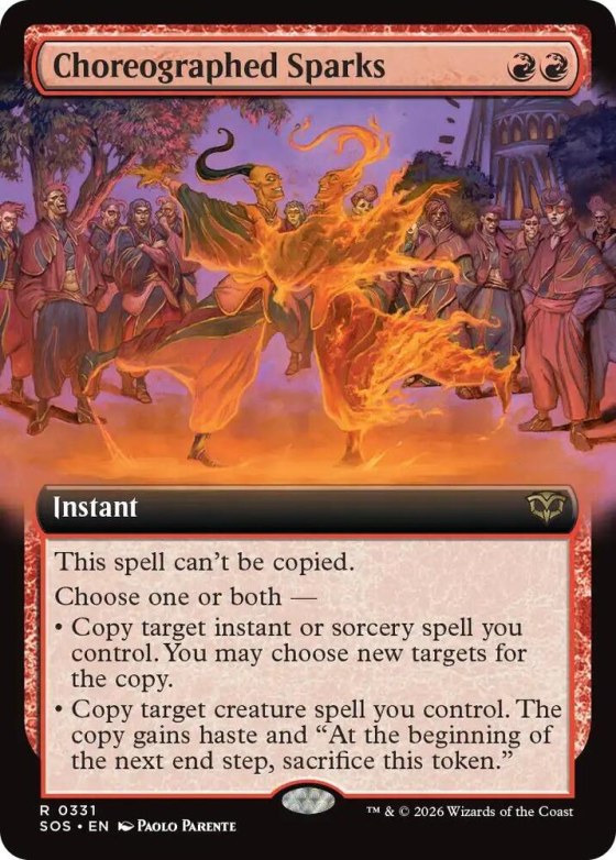 Choreographed Sparks - Foil