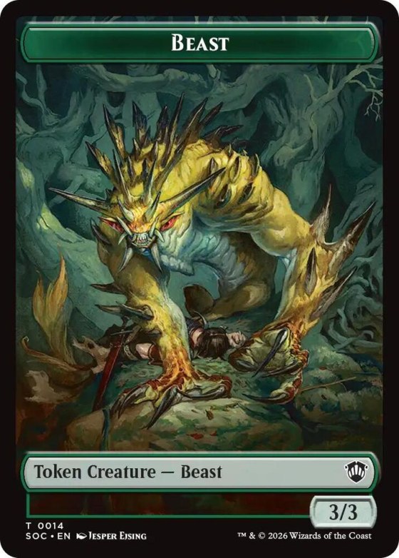 Beast // Fractal (0004) Double-Sided Token