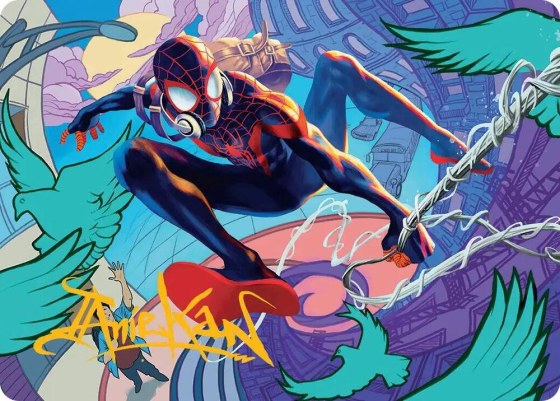 Spider-Man, Brooklyn Visionary Art Card - Gold Stamped Signature