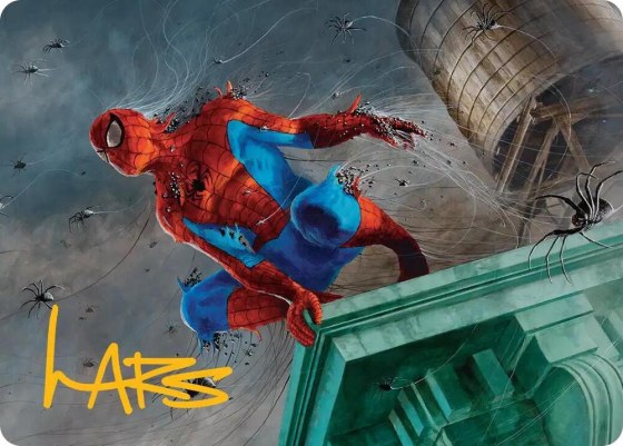 Spiders-Man, Heroic Horde Art Card - Gold Stamped Signature