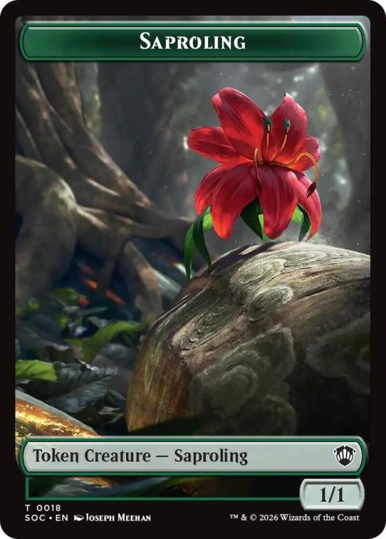Saproling // Pest (0023) Double-Sided Token - Foil