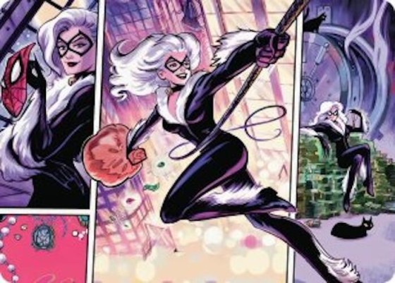 Black Cat, Cunning Thief Art Card