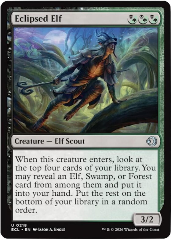 Eclipsed Elf - Foil