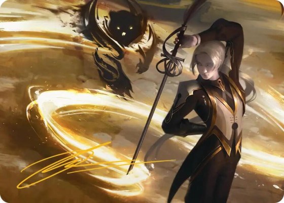Rapier Wit Art Card - Gold Stamped Signature