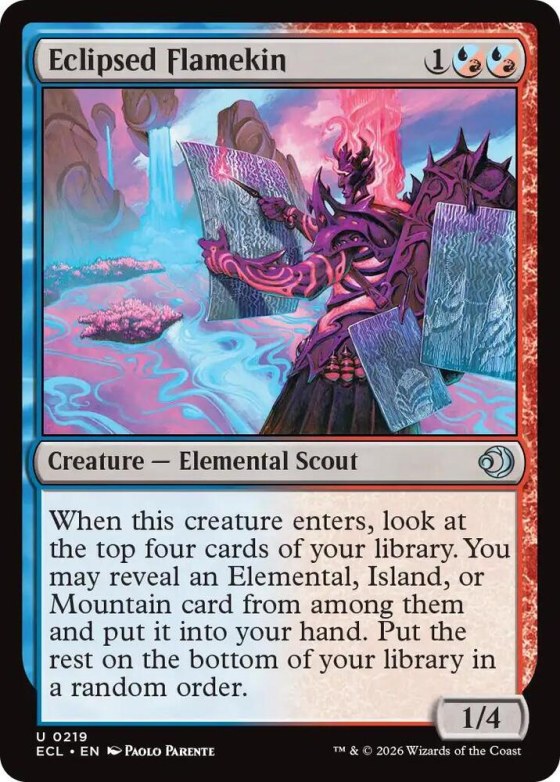 Eclipsed Flamekin - Foil