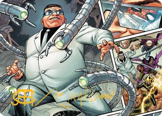 Doctor Octopus, Master Planner Art Card - Gold Stamped Signature