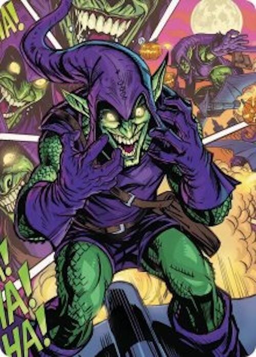 Green Goblin Art Card