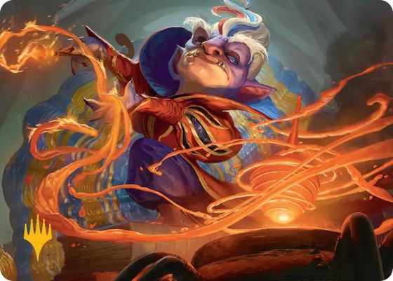 Goblin Glasswright Art Card - Gold Stamped Planeswalker Symb