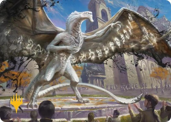 Silverquill, the Disputant Art Card - Gold Stamped Planeswalker Symb