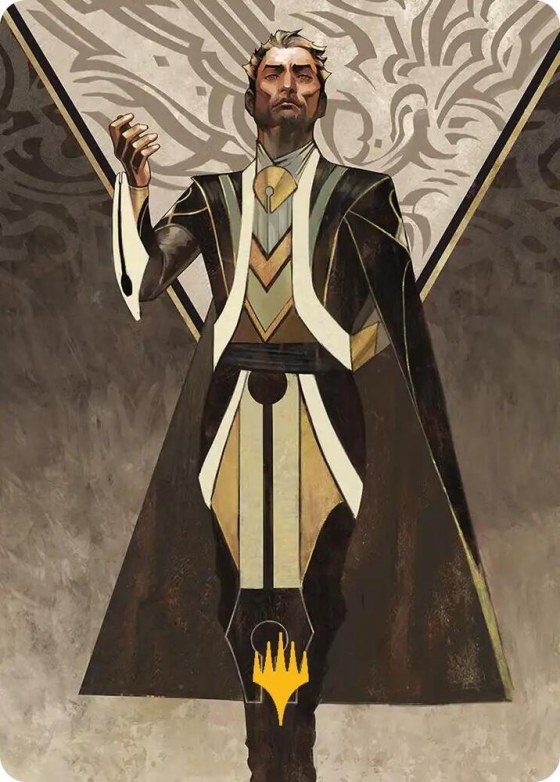 Ral Zarek, Guest Lecturer Art Card - Gold Stamped Planeswalker Symb