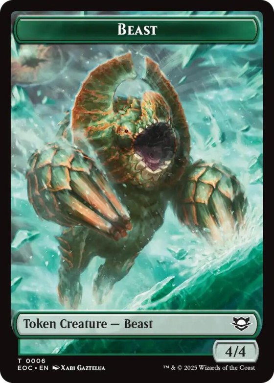 Beast (0006) // Lander (0008) Double-Sided Token - Normal Beast 0006 Lander 0008 