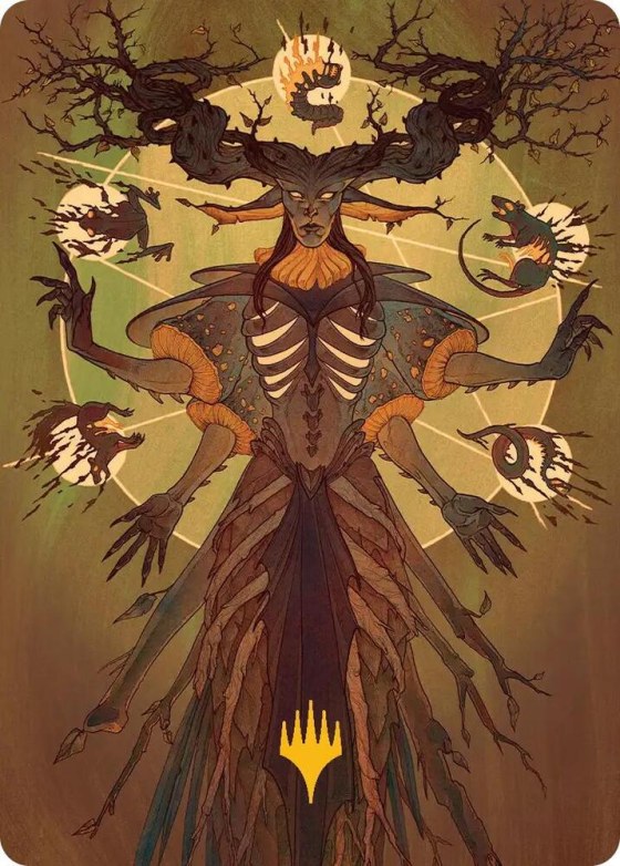 Culling Ritual Art Card - Gold Stamped Planeswalker Symb
