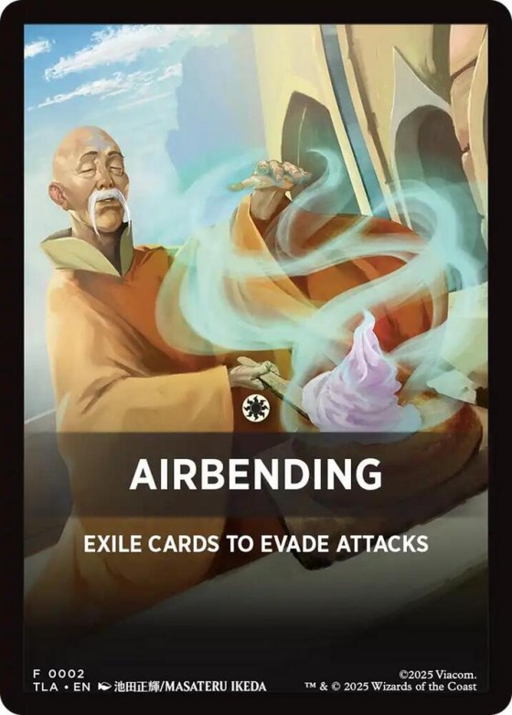 Airbending Theme Card - Normal Airbending Theme Card