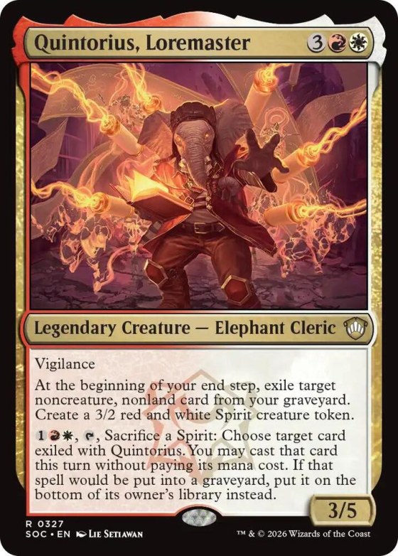 Quintorius, Loremaster