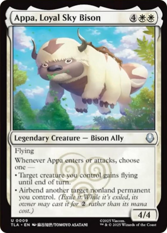 Appa, Loyal Sky Bison - Normal Appa Loyal Sky Bison