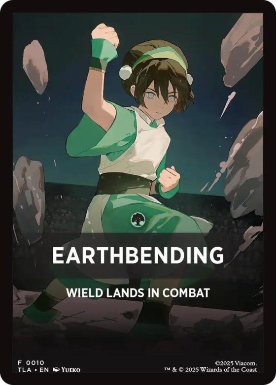 Earthbending Theme Card - Normal Earthbending Theme Card