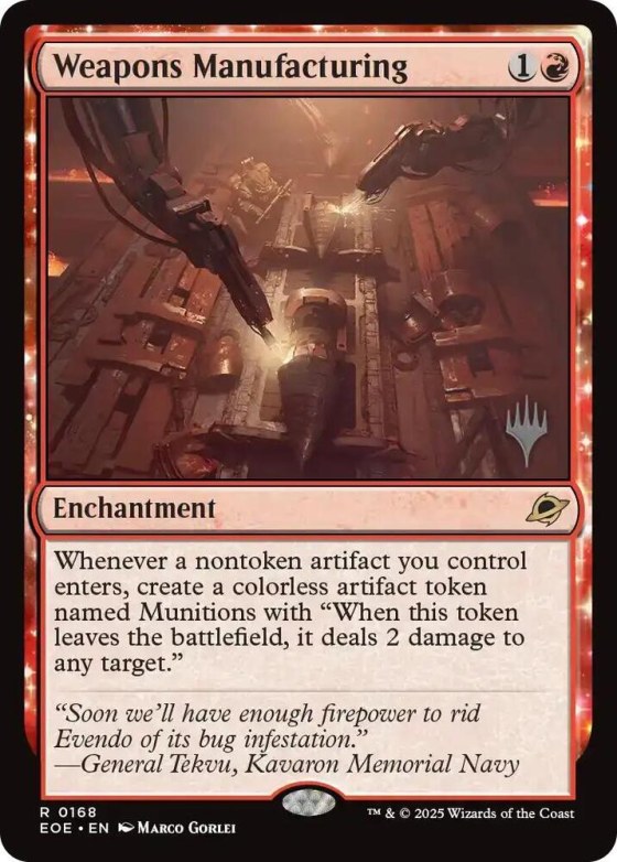 Weapons Manufacturing - Foil