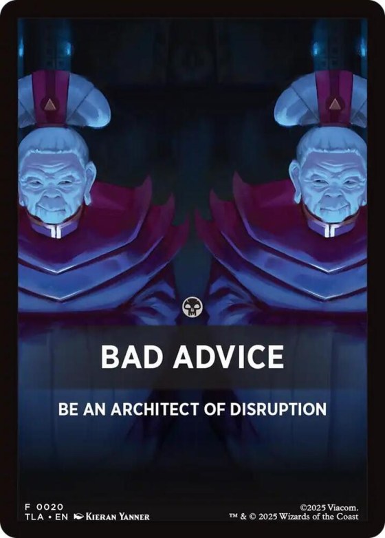 Bad Advice Theme Card - Normal Bad Advice Theme Card