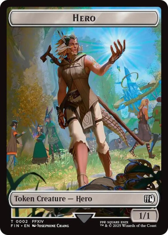 Hero (0002) // Food Double-Sided Token - Foil