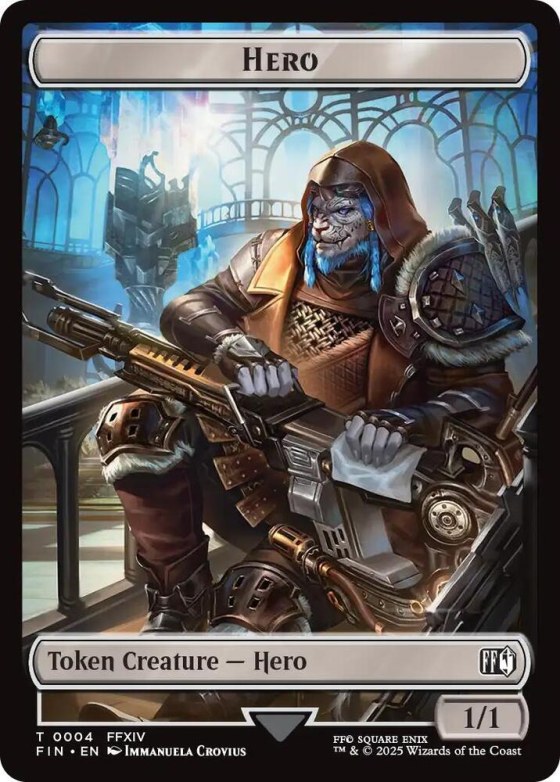 Hero (0004) // Copy (0001) Double-Sided Token - Foil
