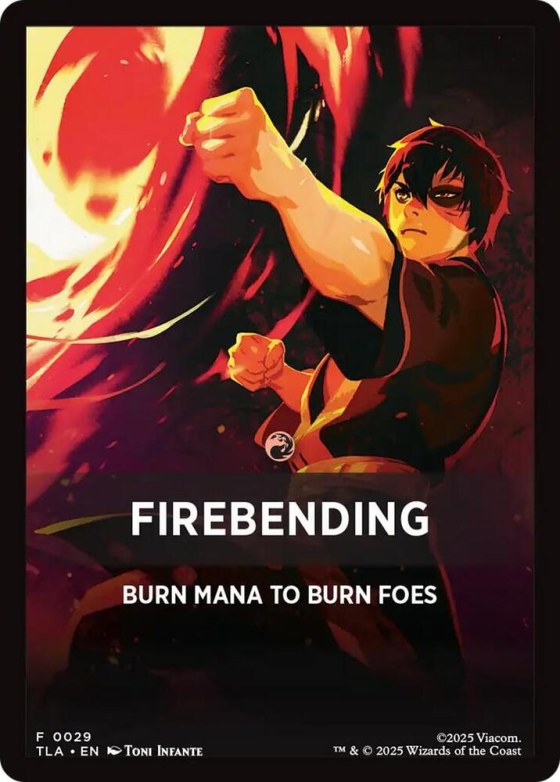 Firebending Theme Card - Normal Firebending Theme Card