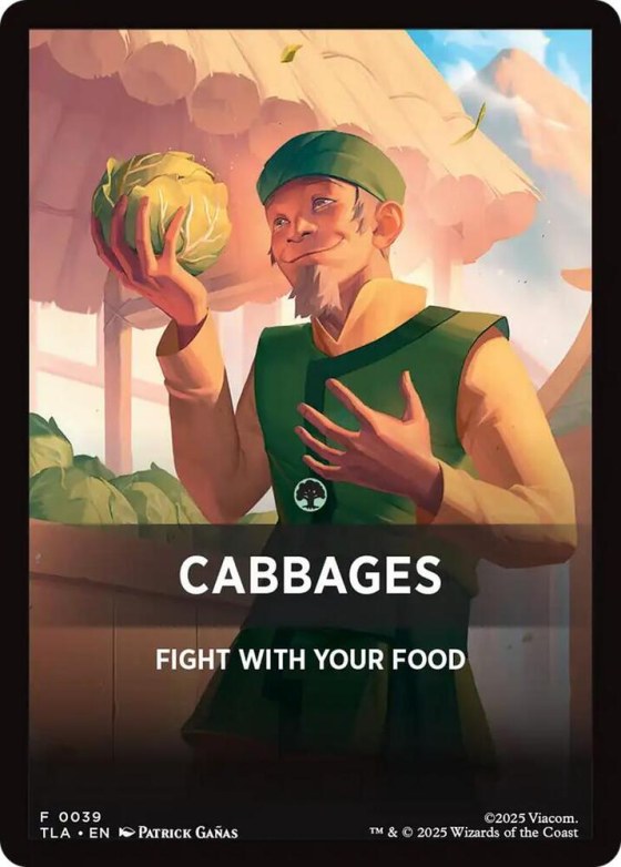 Cabbages Theme Card - Normal Cabbages Theme Card