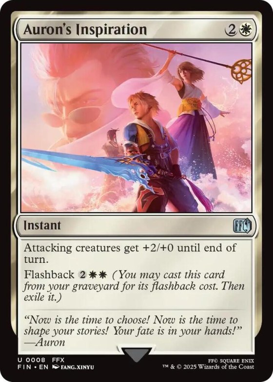 Auron's Inspiration - Foil