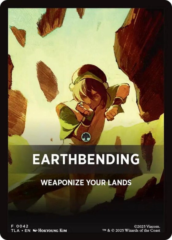Earthbending Theme Card - Normal Earthbending Theme Card