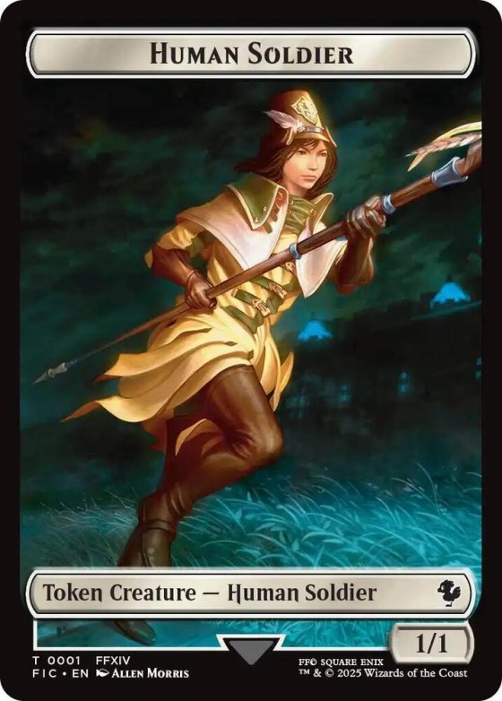 Human Soldier // Hero (0032) Double-Sided Token