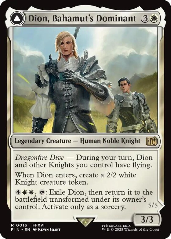 Dion, Bahamut's Dominant - Foil