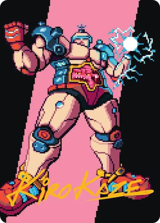 Krang, the All-Powerful Art Card - Gold Stamped Signature