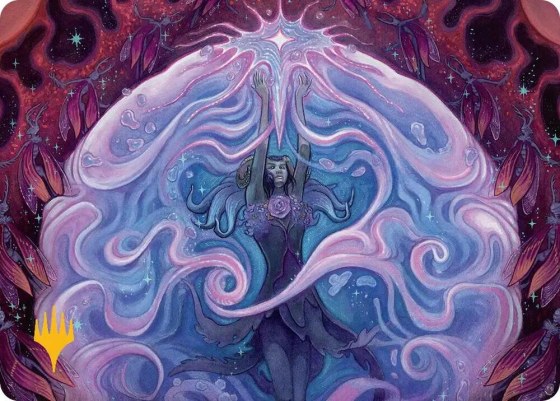 Glen Elendra's Answer Art Card - Gold Stamped Planeswalker Symb