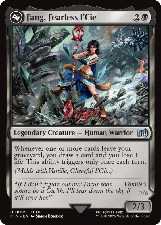 Fang, Fearless l'Cie - Foil