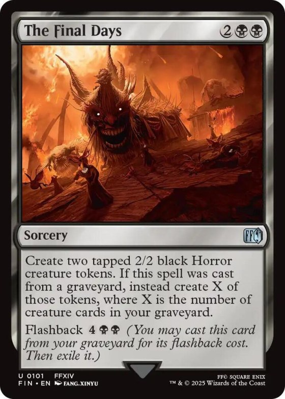 The Final Days - Foil