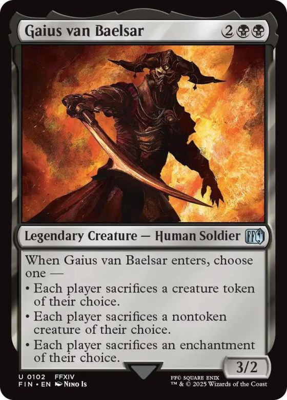 Gaius van Baelsar - Foil